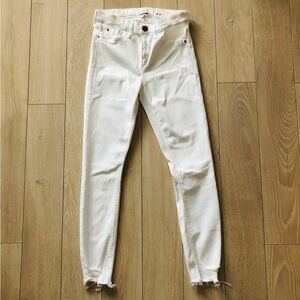 River Island Molly White Skinny Jeans Size UK 10S/US 4/6